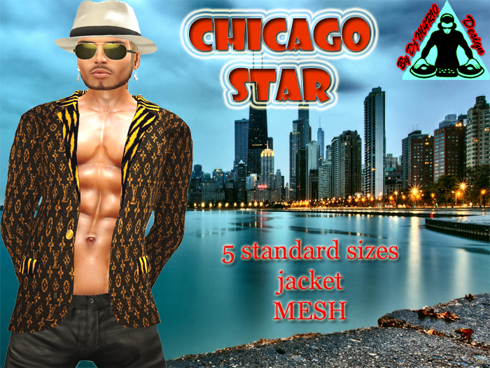 ::By Dj M4R10 Design::Chicago Star Jacket - 2015