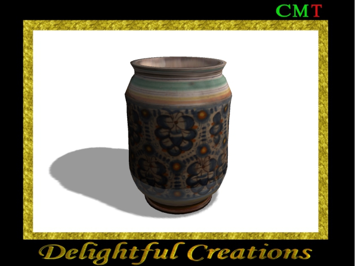 Butterfly Vase w/shadow