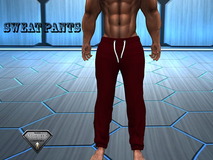 Sweat Pants DARK RED