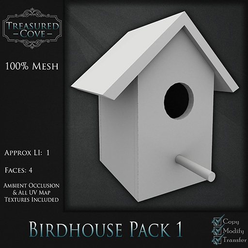 -TC- Birdhouse Pack 1 Mesh 50% Discount!!