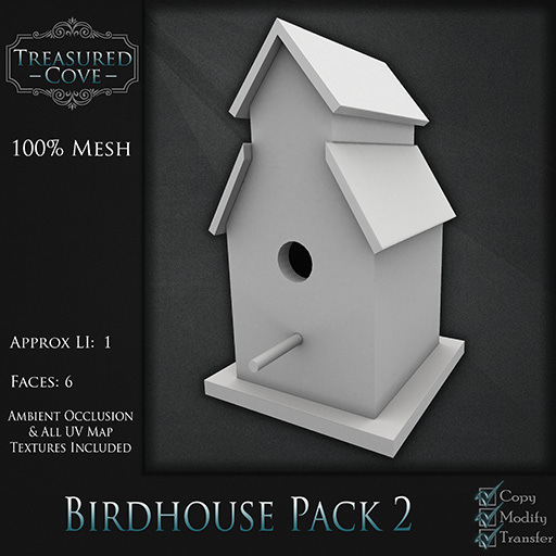 -TC- Birdhouse Pack 2 Mesh 50% Discount!!