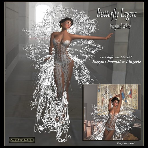 Butterfly Legere - Virginal White / VIOLATOR