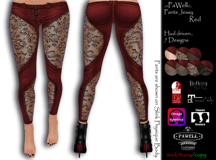 .::PaWell::. Pants Jessy Red (Wear)