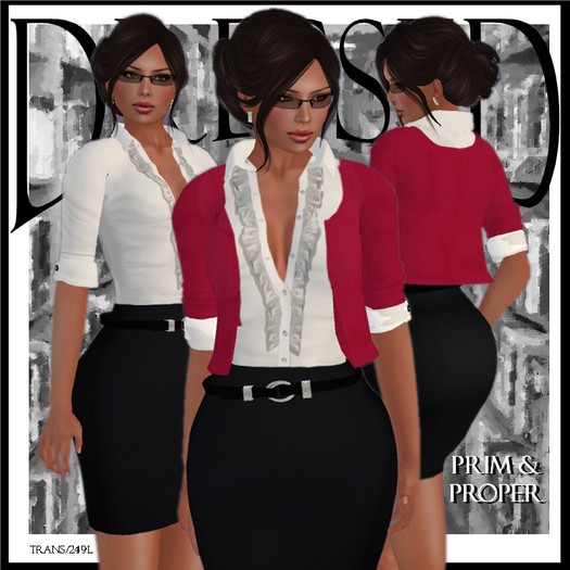 ::DBL:: Prim N' Proper w/ Mesh Skirt~ Nautical