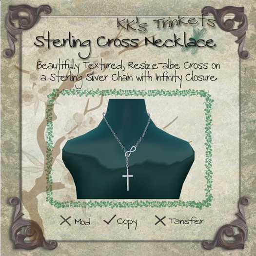 Sterling Cross Necklace