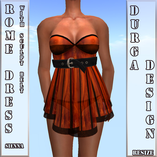 LINGERIE SET ROME SIENNA WITH SCULPT BELT AND FLEXSKIRT BY DURGA DESIGN