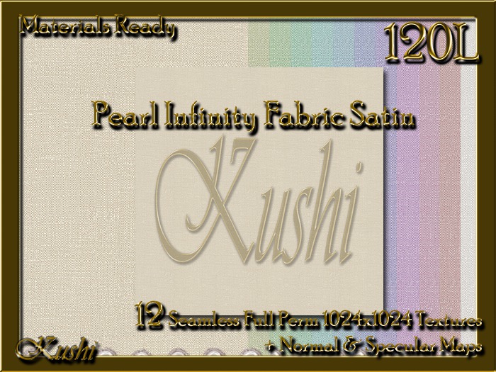 Pearl Infinity Satin Fabric Solids Seamless Textures Materials Ready Full Perms 1024x1024