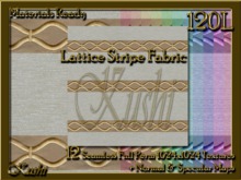 Lattice Stripe Fabric Seamless Textures Materials Ready Full Perms 1024x1024
