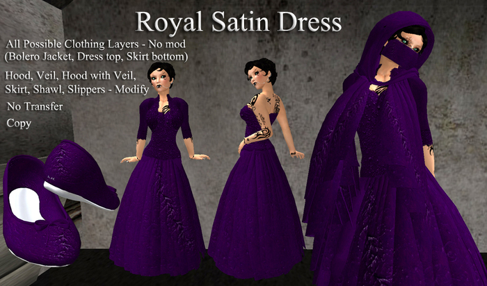Royal Satin Dress