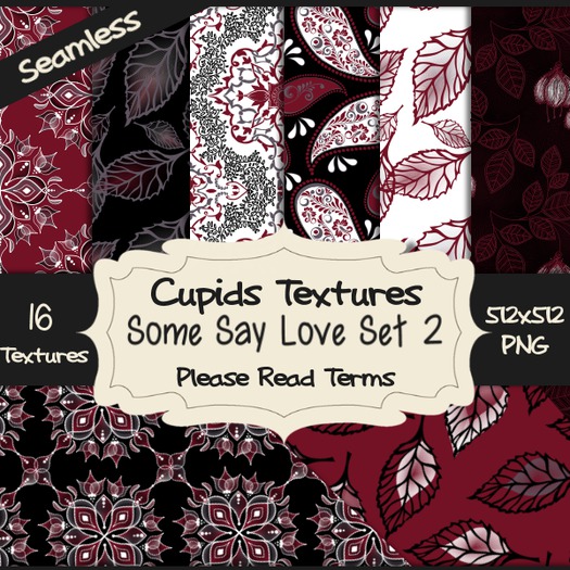 *Cupids Textures * 16 SOME SAY LOVE SET 2 