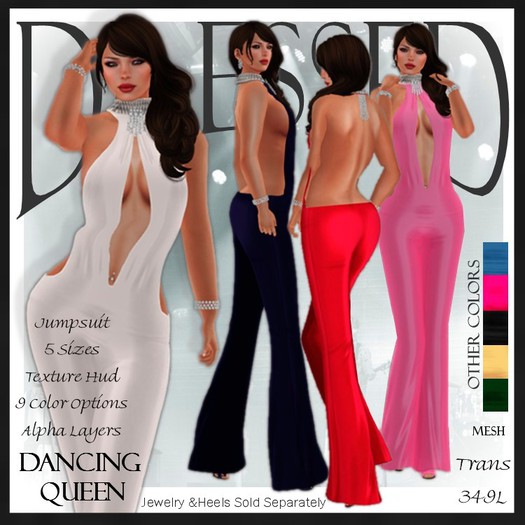 ::DBL:: Dancing Queen Jumpsuit ~ 9 Colors
