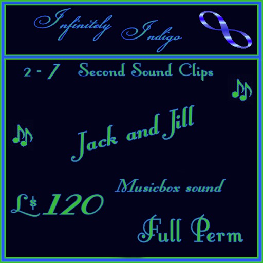 Second Life Marketplace Jack and Jill Music Box Tunes
