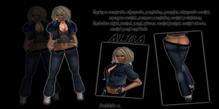 Bubble's Designs-ALBA outfits