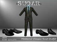 SUGAR for Men - Moderno Classic Suit with Shoes - F