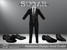 SUGAR for Men - Moderno Classic Suit with Shoes - B