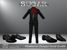 SUGAR for Men - Moderno Classic Suit with Shoes - D