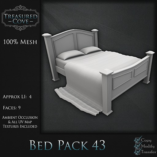 -TC- Bed Pack 43 Mesh 50% Discount!!
