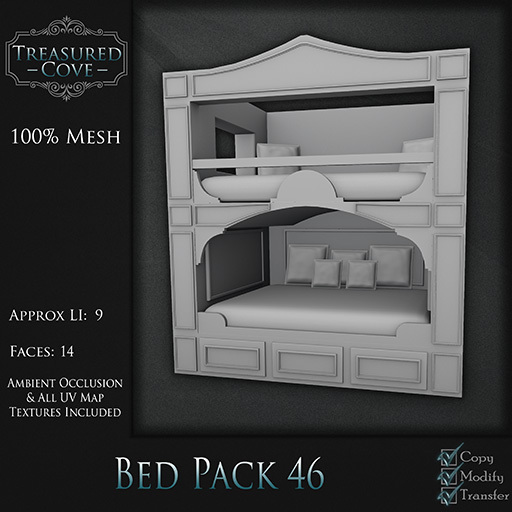 -TC- Bed Pack 46 Mesh 50% Discount!!