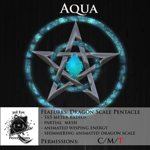 3EP  Dragon Scale Pentacle ( Aqua ) BOXED