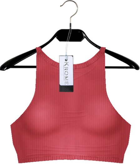 [Krome] Ribbed Tee Gray w/OMEGA