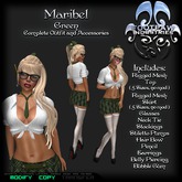 [FPI] Maribel Green- A Sexy Schoolgirl Outfit with Stilettos, Glasses, Pencil & Bubble Gum