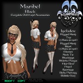 [FPI] Maribel Black- A Sexy Schoolgirl Outfit with Stilettos, Glasses, Pencil & Bubble Gum