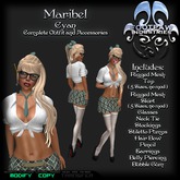 [FPI] Maribel Cyan- A Sexy Schoolgirl Outfit with Stilettos, Glasses, Pencil & Bubble Gum 