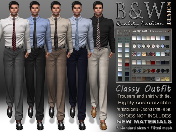 ***bw-025 B&W - DEMO Classy Outfit