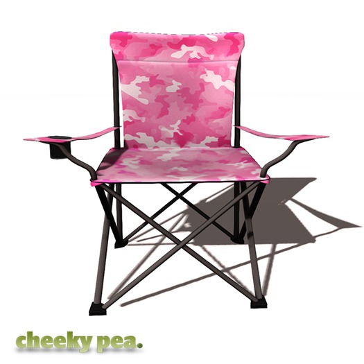 Pink Camo Folding Chair 2025