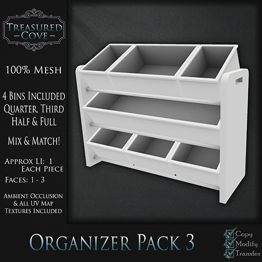 -TC- Organizer Pack 3 Mesh