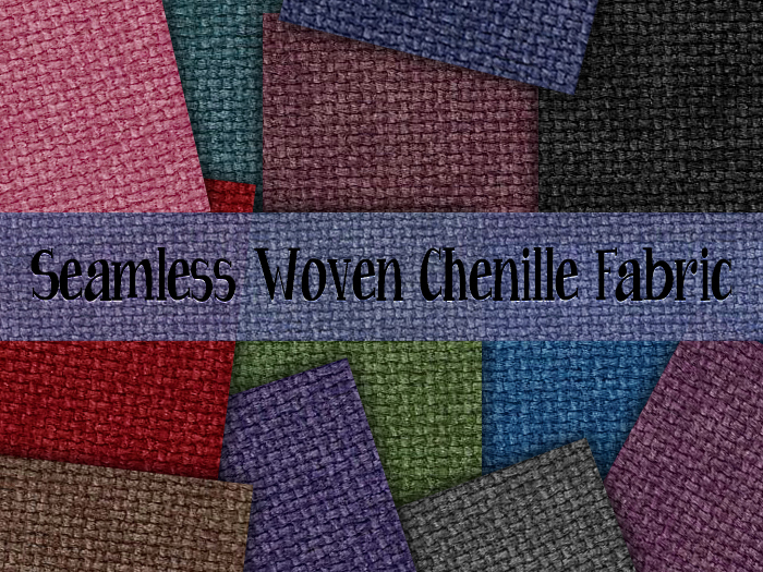 FULL PERM Seamless Woven Chenille Textures