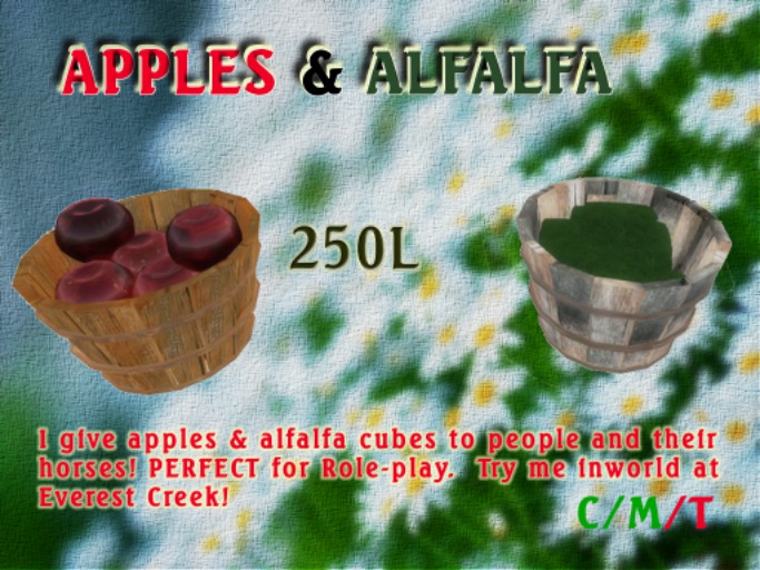 Apples & Alfalfa Baskets Boxed