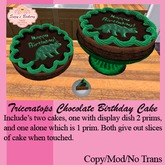 Triceratops Chocolate Cake