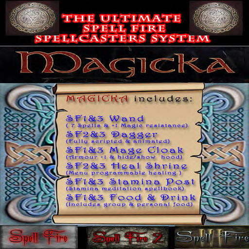 MAGICKA- Spell Fire Spellcaster System- (BOXED)