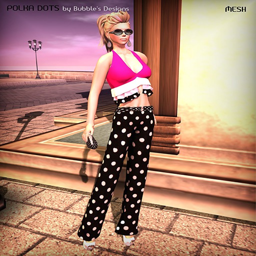 Bubble's Designs-Polka Dots black