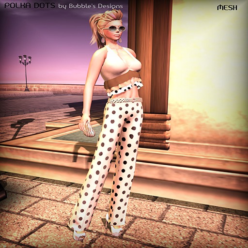 Bubble's Designs-Polka Dots beige