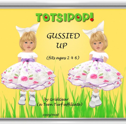 TOTSIPOP! Gussied Up Dress Set for Toddlers