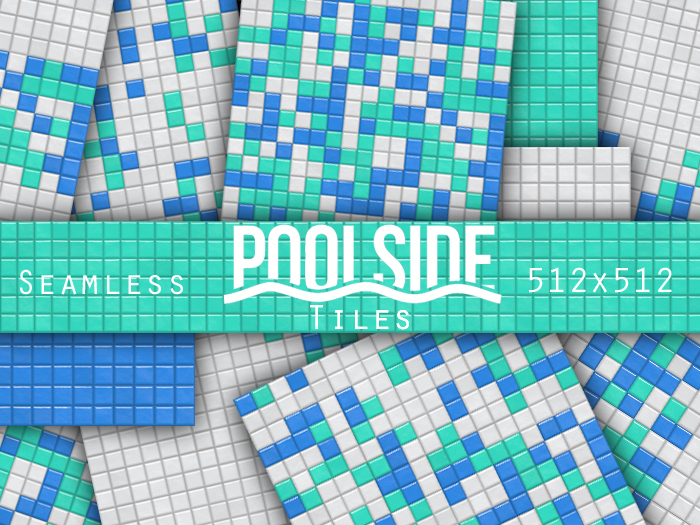 11 Seamless Poolside Tile Textures
