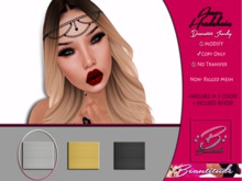 :[Beautitude]: Amor Head Chain [Silver]
