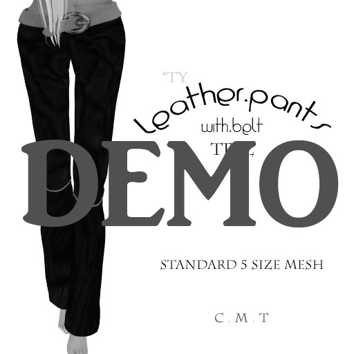 DEMO BOX leather pants