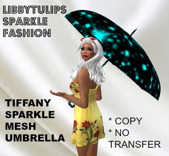 * Tiffany Sparkle Mesh Umbrella *