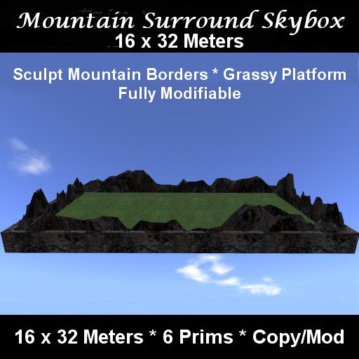Mountain Surround Skybox 16x32M