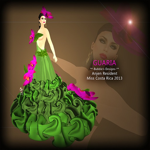 Bubble's Designs-GUARIA Miss Costa Rica 2013 -transfer-