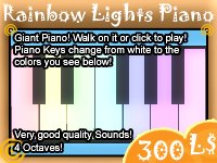 Rainbow Lights Piano