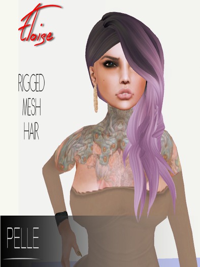 Pelle - ELOISE RIGGED MESH HAIR PURPLE