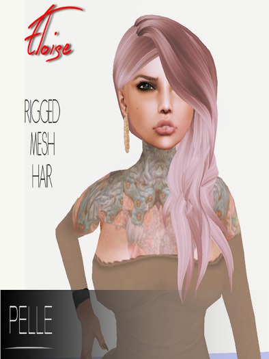 Pelle - ELOISE RIGGED MESH HAIR PINK