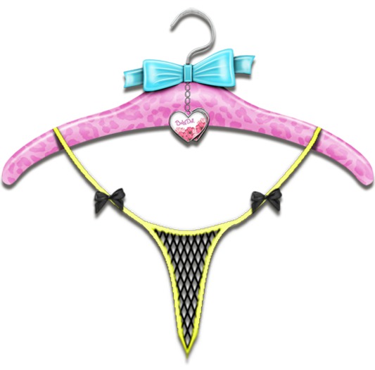 BabyDoll. Net Pantie / Yellow