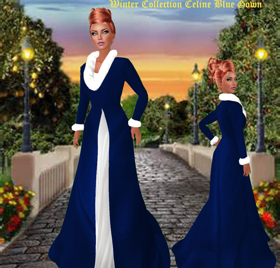 Winter Collection Celine Blue Boxed