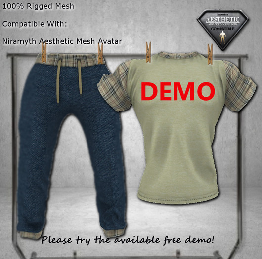 NIRAMYTH AESTHETIC - LondonBerry Check Set DEMO