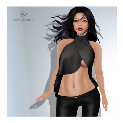 ORQUIDEA Pao Mesh Top - Black